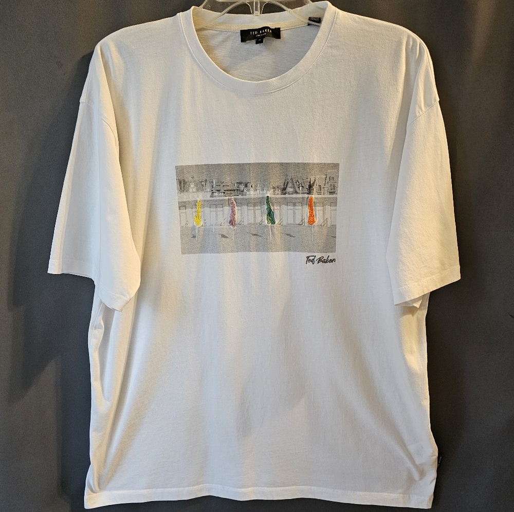 Ted Baker London Umbrella T-Shirt Size 3 (XL) **RARE**